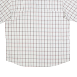CARHARTT Mens White & Red Check Short Sleeve Shirt L Casual Workwear