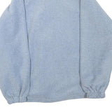 Womens Blue Polyester Blend Zip Jacket XL Plain Casual Outdoor Light Warm