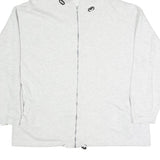 UNITED UP PEOPLE Mens White Full Zip Hoodie XL Cotton Blend Casual Wear