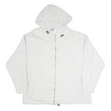 UNITED UP PEOPLE Mens White Full Zip Hoodie XL Cotton Blend Casual Wear