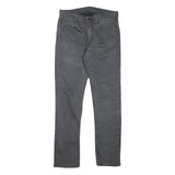 LEVI'S Mens Slim Grey Jeans Denim W32 L31 Zip Cotton Blend Casual Wear