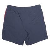 NAUTICA Mens Shorts Navy Blue Red Casual M W34 Polyester Blend Swimwear