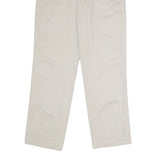 NAUTICA Mens Classic Beige Cotton Blend Trousers W34 L32 Zip Closure Comfortable