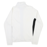 LAUREN RALPH LAUREN Womens White & Black Plain Cotton Blend Pullover Zip XL