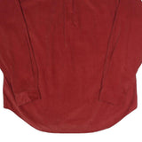 TOMMY HILFIGER Mens Red Corduroy Shirt 2XL Button Down Pocket Casual Cotton