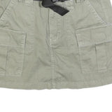 AMERICAN EAGLE Womens Green Cargo Mini Cotton Blend Skirt M Casual Pockets