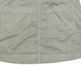 AMERICAN EAGLE Womens Green Cargo Mini Cotton Blend Skirt M Casual Pockets