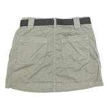 AMERICAN EAGLE Womens Green Cargo Mini Cotton Blend Skirt M Casual Pockets