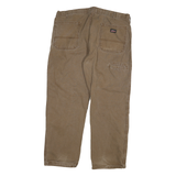 DICKIES Mens Jeans Regular Fit Straight Denim Beige W40 L30 Workwear Casual