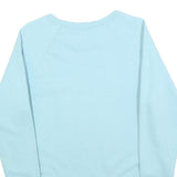 CHAMPION Mens Blue Crew Neck S Cotton Blend Logo Sweatshirt Casual