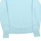 CHAMPION Mens Blue Crew Neck S Cotton Blend Logo Sweatshirt Casual