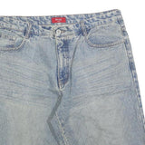 NEW SAIL Mens Shorts Blue Denim Casual M W34 Cotton Blend Relaxed Fit