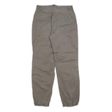 THE NORTH FACE Mens Slim Beige Cotton Blend Trousers W28 L30 Zip Closure Outdoor