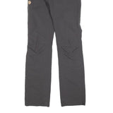 FJALLRAVEN Womens Polyester Blend Slim Black Trousers W26 L32 Outdoor Adventure