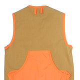 RANGER Mens Brown & Orange Outdoor Jacket M Cotton Plain Utility Hunting Style