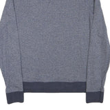 MICHAEL KORS Mens Blue Plain Cotton Blend Crew Neck Basic Knit Jumper M