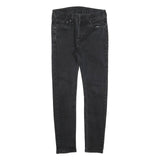LEVI'S 519 Mens Slim Skinny Denim Dark W28 L28 Zip Cotton Blend Jeans