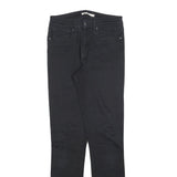 LEVI'S 721 Womens Black Slim Skinny Denim Medium W27 L31 Slim Fit Jeans Zip