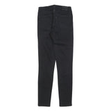 LEVI'S 721 Womens Black Slim Skinny Denim Medium W27 L31 Slim Fit Jeans Zip