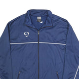 NIKE Mens Blue Sports Jacket XL Polyester Zip Track Plain Activewear