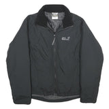 JACK WOLFSKIN Womens Black Outdoor Jacket UK 12 Nylon Zip Lightweight Insulated