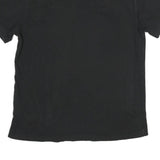 TRUE RELIGION Mens Black Graphic T-Shirt M Short Sleeve Crew Neck Cotton Blend