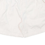 TOMMY HILFIGER Womens Cream Casual Shorts M W29 Cotton Blend Lightweight Summer