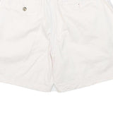 TOMMY HILFIGER Womens Cream Casual Shorts M W29 Cotton Blend Lightweight Summer