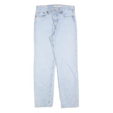 LEVI'S Womens Regular Fit Blue Denim Jeans Button W26 L28 Classic Comfortable