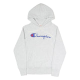 CHAMPION REVERSE WEAVE Mens Grey Hoodie XS Cotton Blend Pullover Hooded