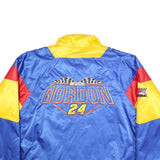NUTMEG Mens Blue & Yellow Retro NASCAR Gordon 24 Nylon Jacket XL Zip Sportswear