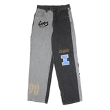 IETS FRANS Womens Jeans Black & Grey Regular Straight Denim Medium W27 L32