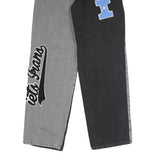 IETS FRANS Womens Jeans Black & Grey Regular Straight Denim Medium W27 L32