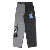 IETS FRANS Womens Jeans Black & Grey Regular Straight Denim Medium W27 L32