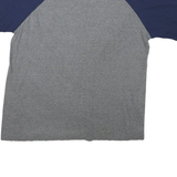 NFL Mens Grey & Navy Denver Broncos Graphic T-Shirt XL Short Sleeve Crew Neck