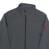 MAMMUT Womens Grey Softshell Jacket XS Polyester Blend Zip Outdoor Activewear