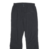 ME'RU Womens Polyester Black Regular Straight Trousers W30 L34 Casual Outdoor
