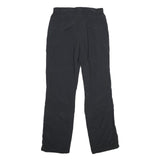 ME'RU Womens Polyester Black Regular Straight Trousers W30 L34 Casual Outdoor