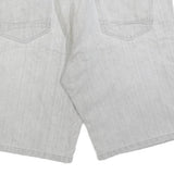 CLOTHING & FOOTWEAR MERCHANT Mens Shorts XL W38 Cotton Blend Casual Light Grey