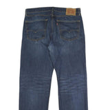 LEVI'S 505 Mens Blue Regular Straight Denim Medium W36 L32 Classic Jeans