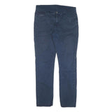 CARHARTT Mens Cotton Blue Regular Straight Trousers W33 L34 Workwear Casual