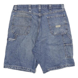 WRANGLER Mens Denim Blue Casual Shorts 2XL W36 Cotton Blend Workwear