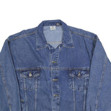 BLUE POINTE Mens Blue Denim Jacket XL Cotton Button Front Casual Workwear