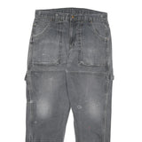 DICKIES Mens Relaxed Workwear Jeans Blue Denim W32 L29 Zip Cotton Blend