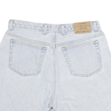 EDDIE BAUER Womens Light Blue Denim Casual Shorts XL W32 Cotton Blend Classic