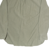 TOMMY HILFIGER Mens Beige Cotton Shirt S Button-Down Collar Long Sleeve Casual