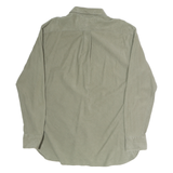 TOMMY HILFIGER Mens Beige Cotton Shirt S Button-Down Collar Long Sleeve Casual