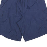 NIKE Mens Shorts Navy Blue Sports Cargo L W30 Lightweight Summer Wear
