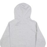 CHAMPION Womens Grey Pullover Hoodie L Cotton Blend Logo Sweatshirt