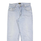 LEE Mens Jeans Blue Relaxed Straight Denim Light W34 L30 Casual Classic Zip